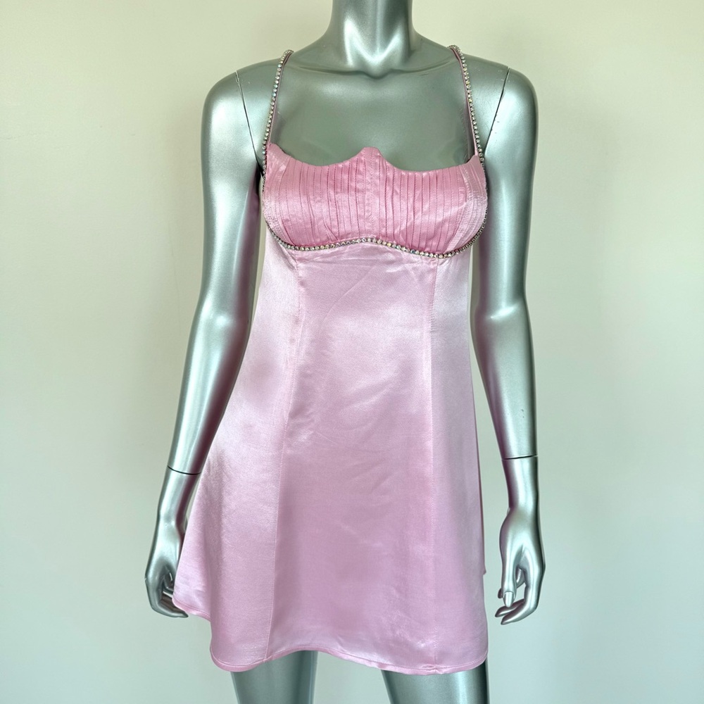 NWT!!! For love and lemons women pink dress size S Retail 250$ - Picture 2 of 13